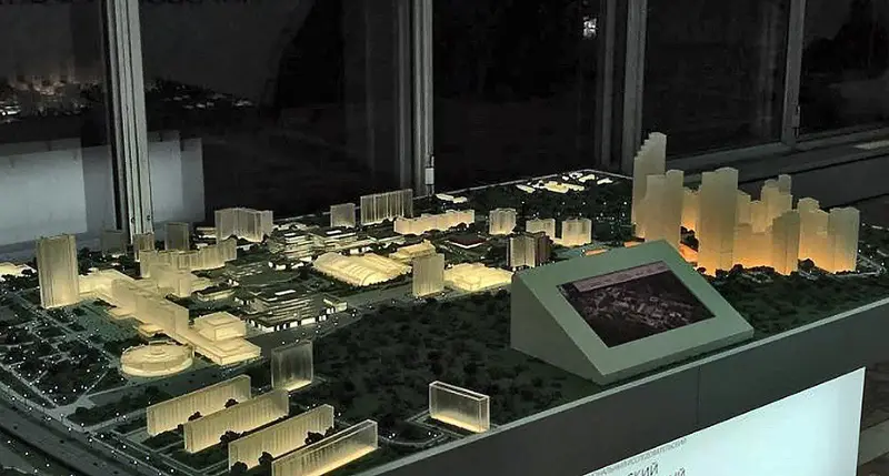 Макет застройки МГСУ