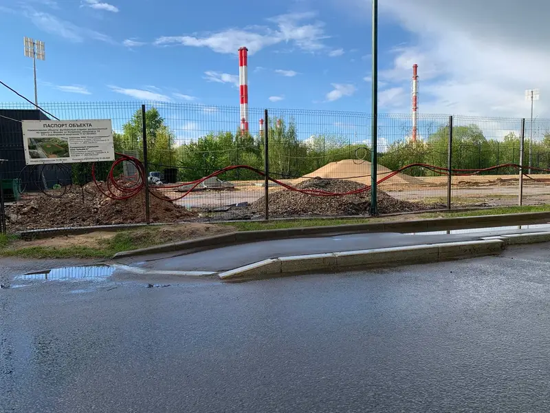 Строительство стадиона Медиалиги в Солнцево на финишной прямой
