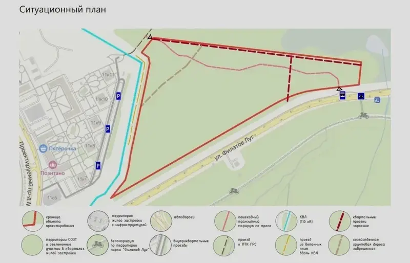 Московский - парк - Никитина - 10 фаза Первый Московский - ситуационный план