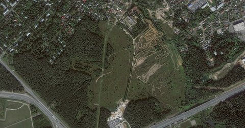 Мотокроссовая трасса вблизи аэропорта Внуково на Киевском шоссе