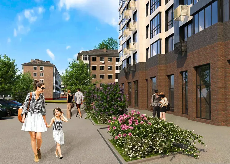 Новый дом по реновации в Солнцево на ул. Матросова - прогулка около пятиэтажек