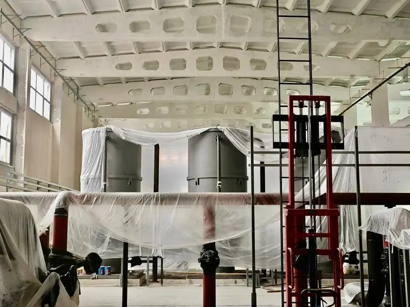 Закончился монтаж оборудования в очистных в Ликове