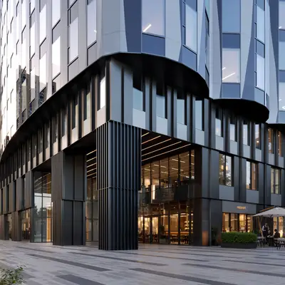 Офисное здание - Озерная 44Б - вход