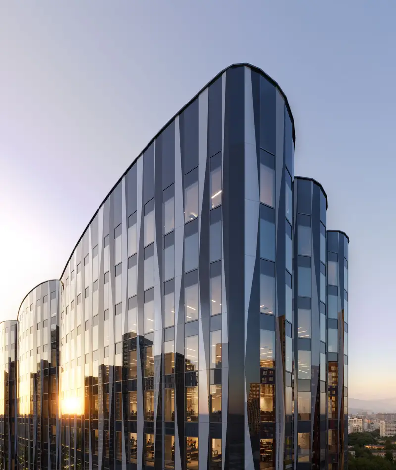 Офисное здание - Озерная 44Б - крыша