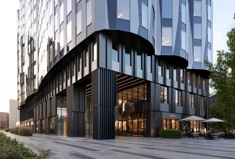 Офисное здание - Озерная 44Б - вход