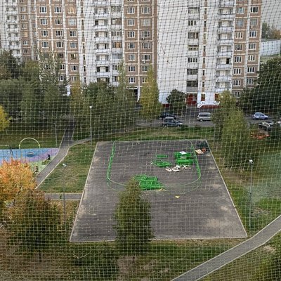 Первый этап установки маленькой коробки - Новопеределкинская улица