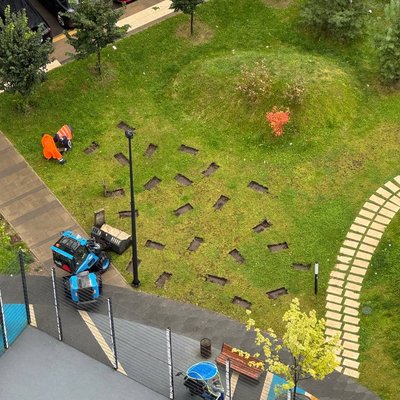 Погрузка и увоз плит ЖК Московский