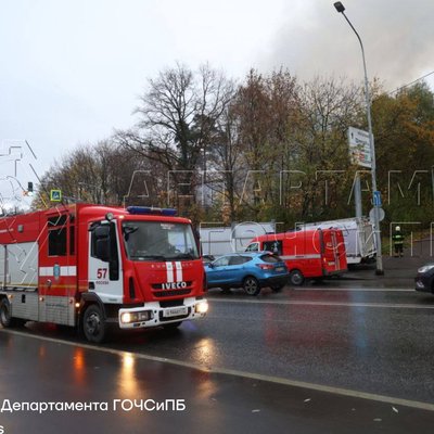 Пожар 1ая Чоботовская аллея в Ново-Переделкино 18 октября - МЧС - 1