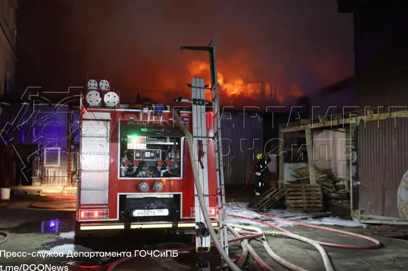 Пожар Адмирала Корнилова - 2 декабря - Коммунарка - 1