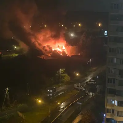 Пожар в Пыхтино 31 октября