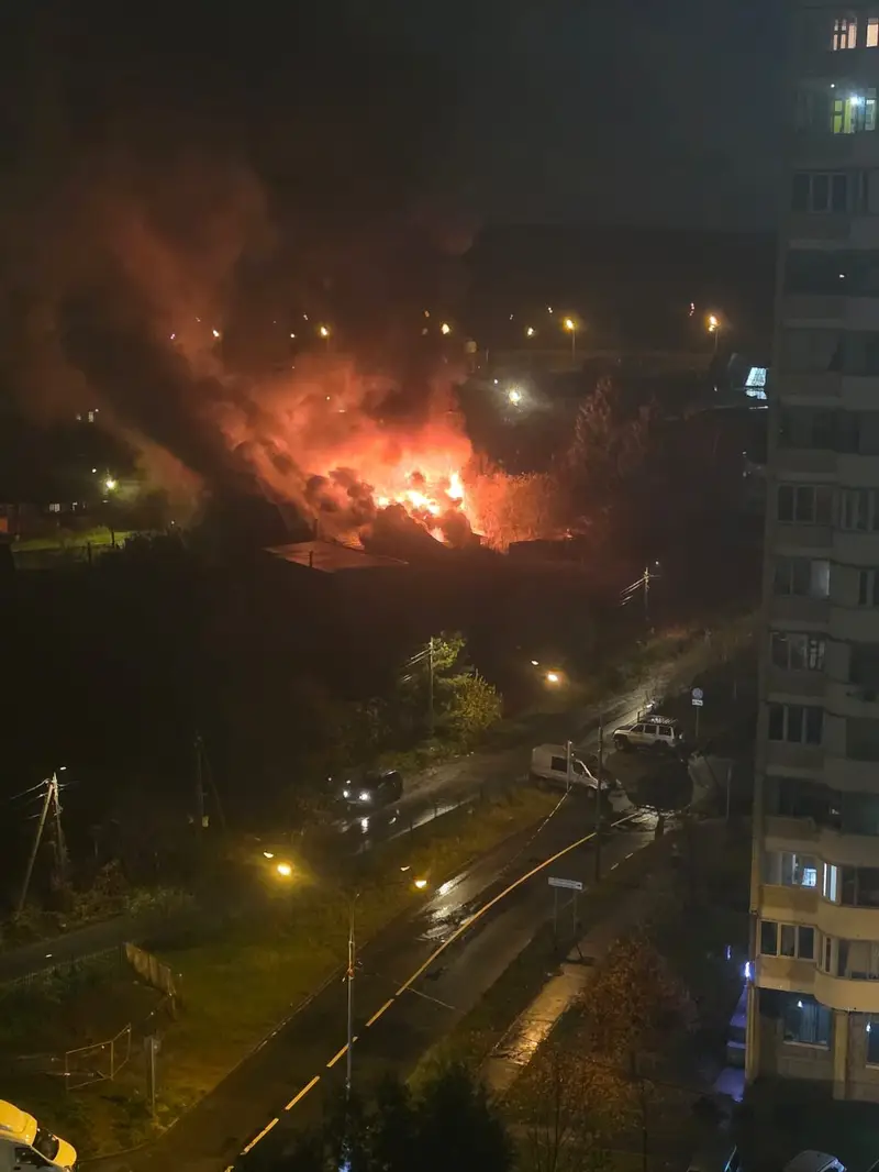 Пожар в Пыхтино 31 октября