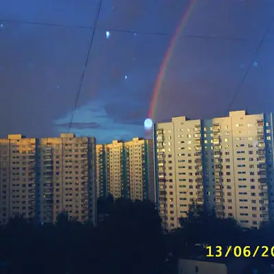 Радуга в 2008 в Солнцево