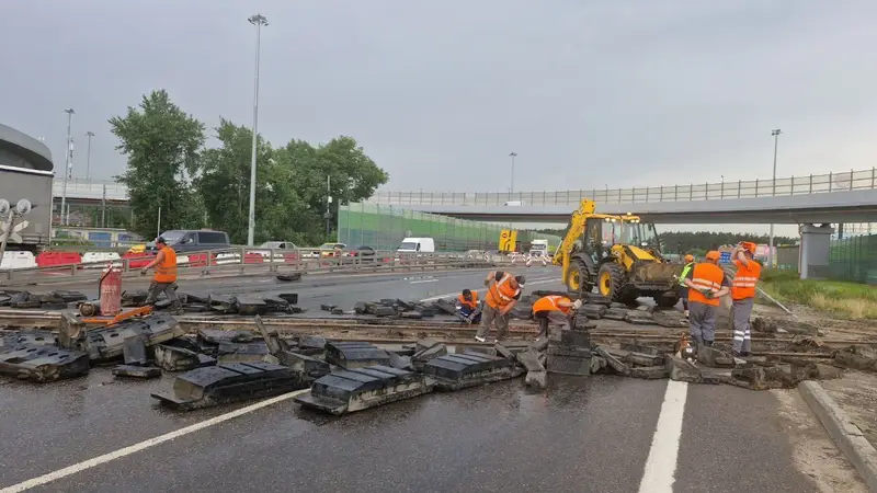 Ремонт переезда на 27км Минского шоссе