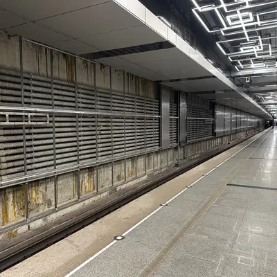 Ремонт путевых стен Говорово - сняли облицовку