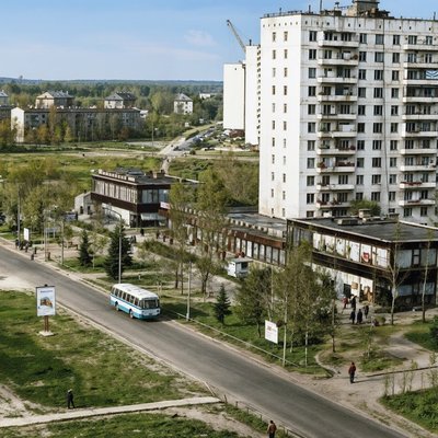 Старое Солнцево - Солнцевский проспект - в цвете