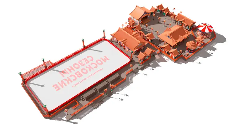 Стиль Китай площадки Московские сезоны в Переделкино Ближнее