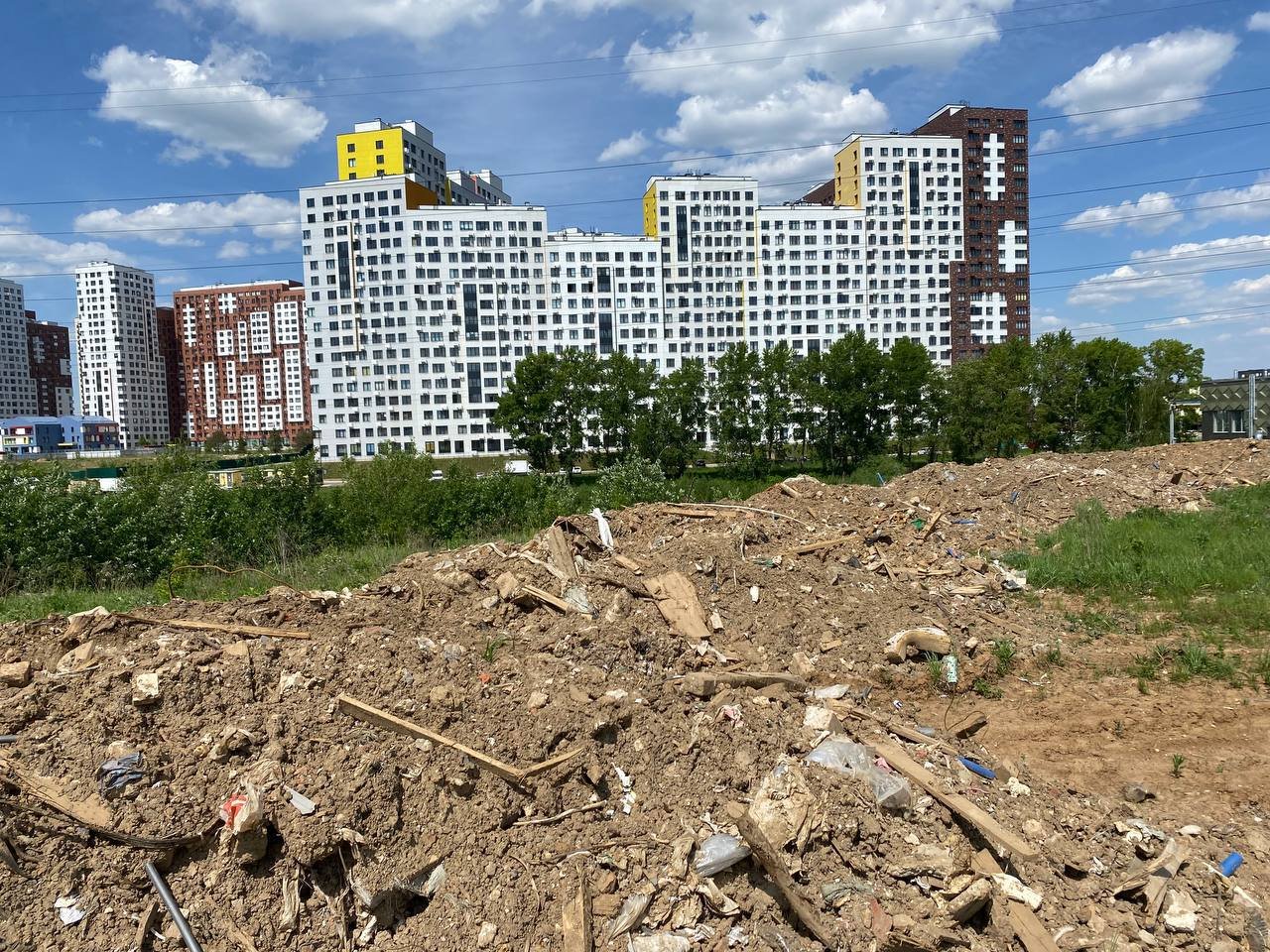 Строительные отходы ЖК Румянцево Парк