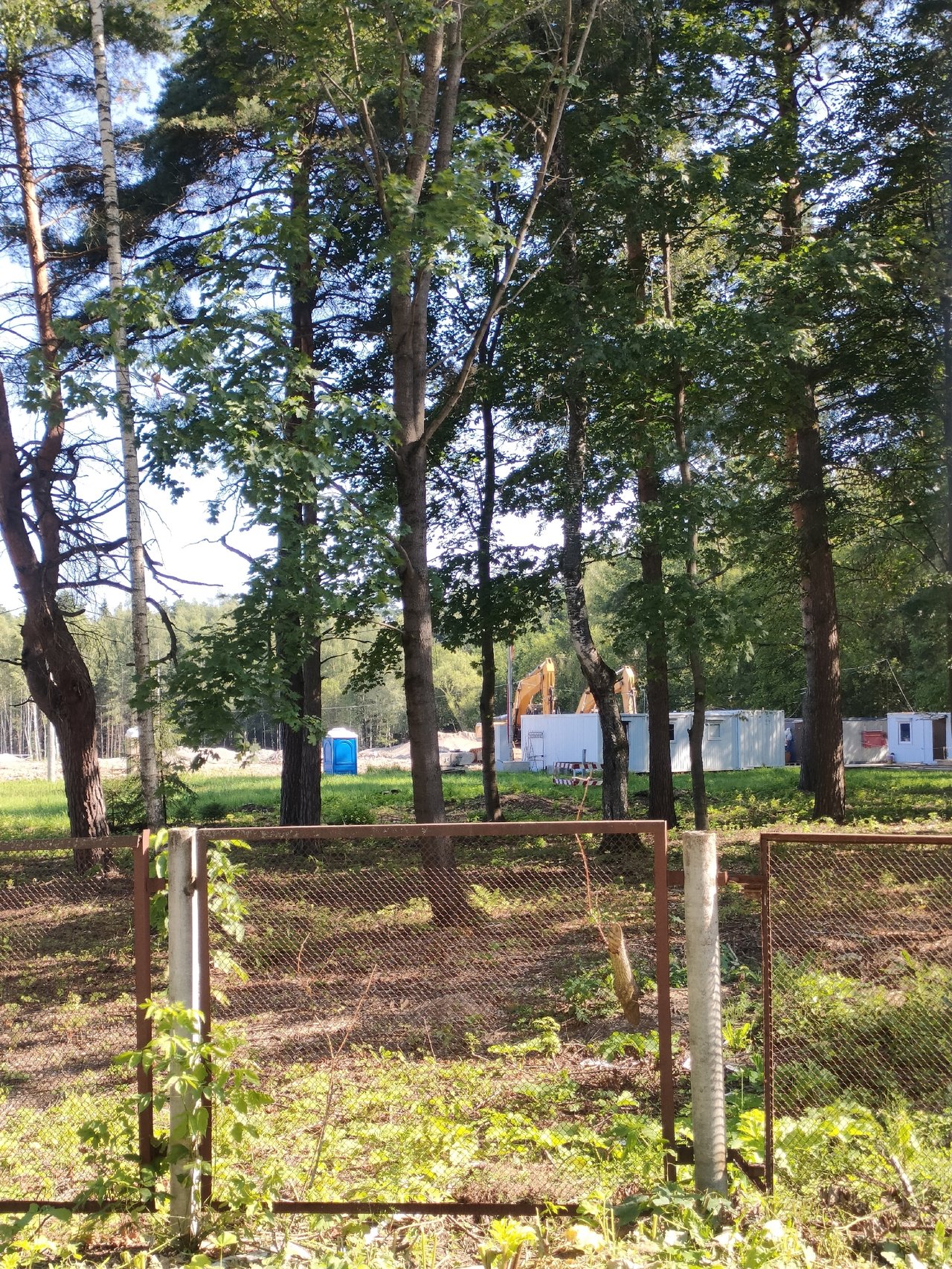 Строительный городок на стройке Санатория и Апартов в МЛ