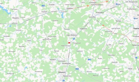 Возможное место для размещения ПВП на Киевском шоссе
