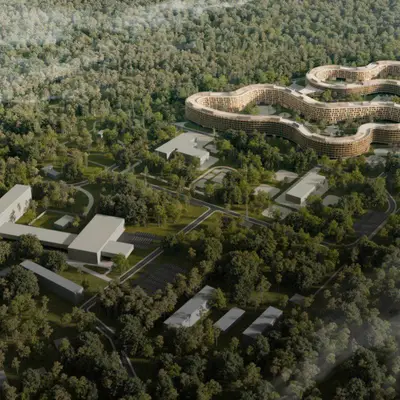 Застройка кардиологического санатария Переделкино - корпус лента - 1