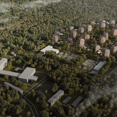 Застройка кардиологического санатария Переделкино - Башни - 1