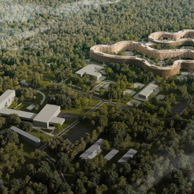 Застройка кардиологического санатария Переделкино - корпус лента - 1