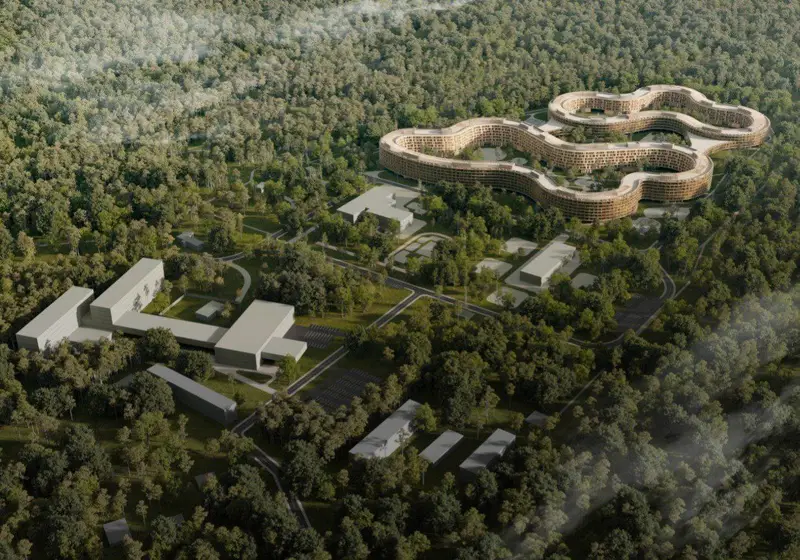 Застройка кардиологического санатария Переделкино - корпус лента - 1