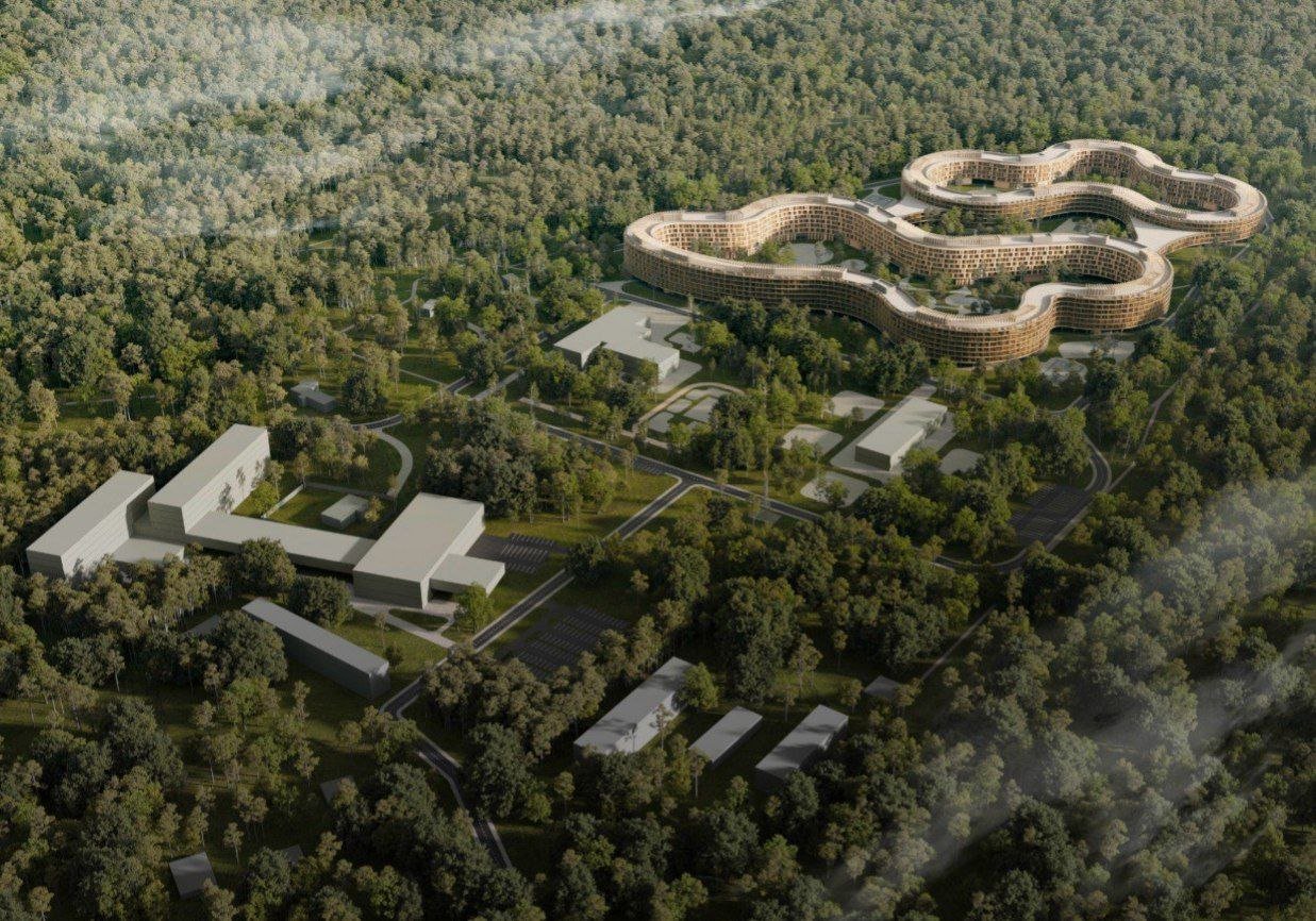 Застройка кардиологического санатария Переделкино - корпус лента - 1
