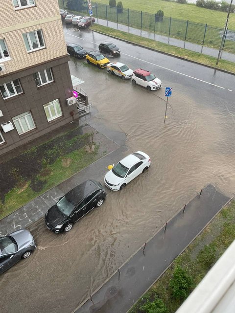 Затопило ЖК Внуково 16-17