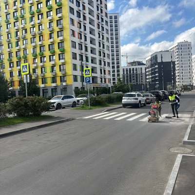Знаки пешеходные от ПИКа - ЖК Бунинские луга