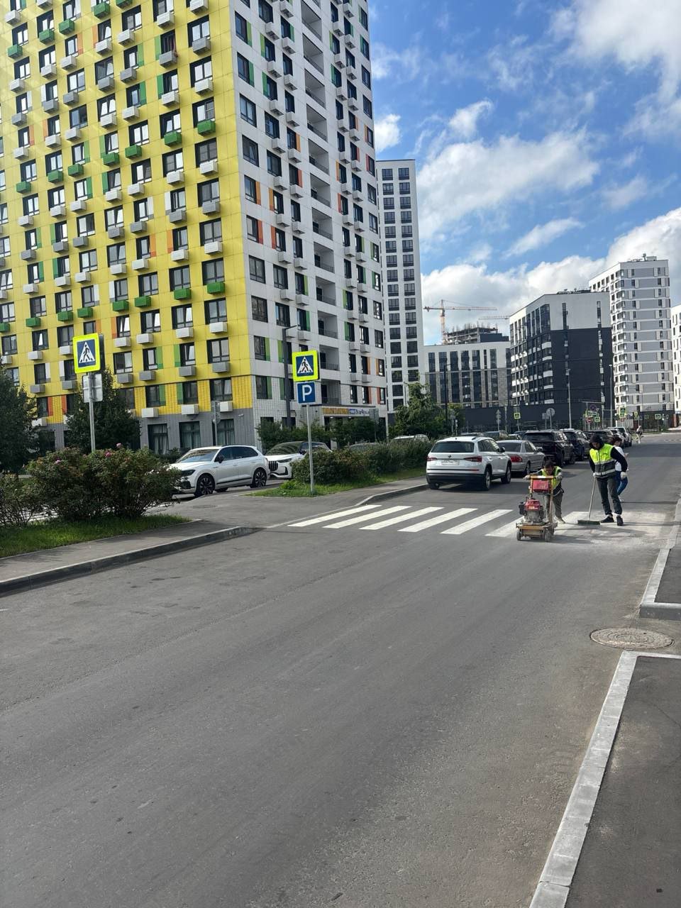 Знаки пешеходные от ПИКа - ЖК Бунинские луга