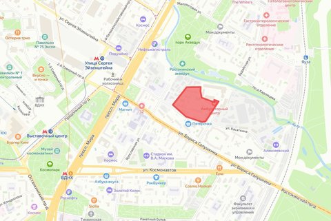 Застройка территории бывшей больницы на ул. Касаткина