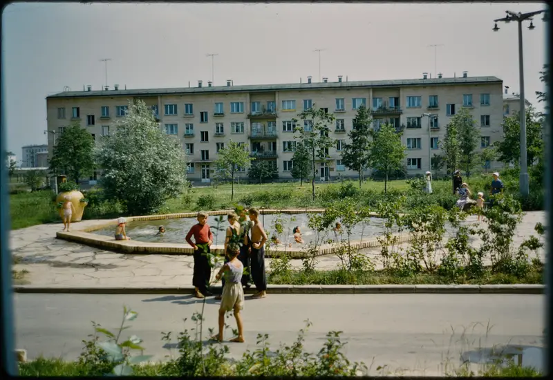 Девятый квартал Новых Черемушек в 1964 году - 2