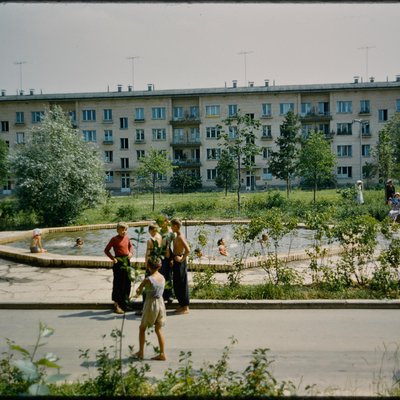 Девятый квартал Новых Черемушек в 1964 году - 2